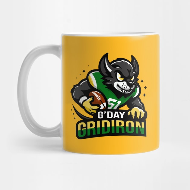 Gday Gridiron Tassie Devil RB by Aussie NFL Fantasy Show